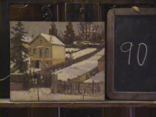 90 — Neige sur la petite villa de La Celle St Cloud